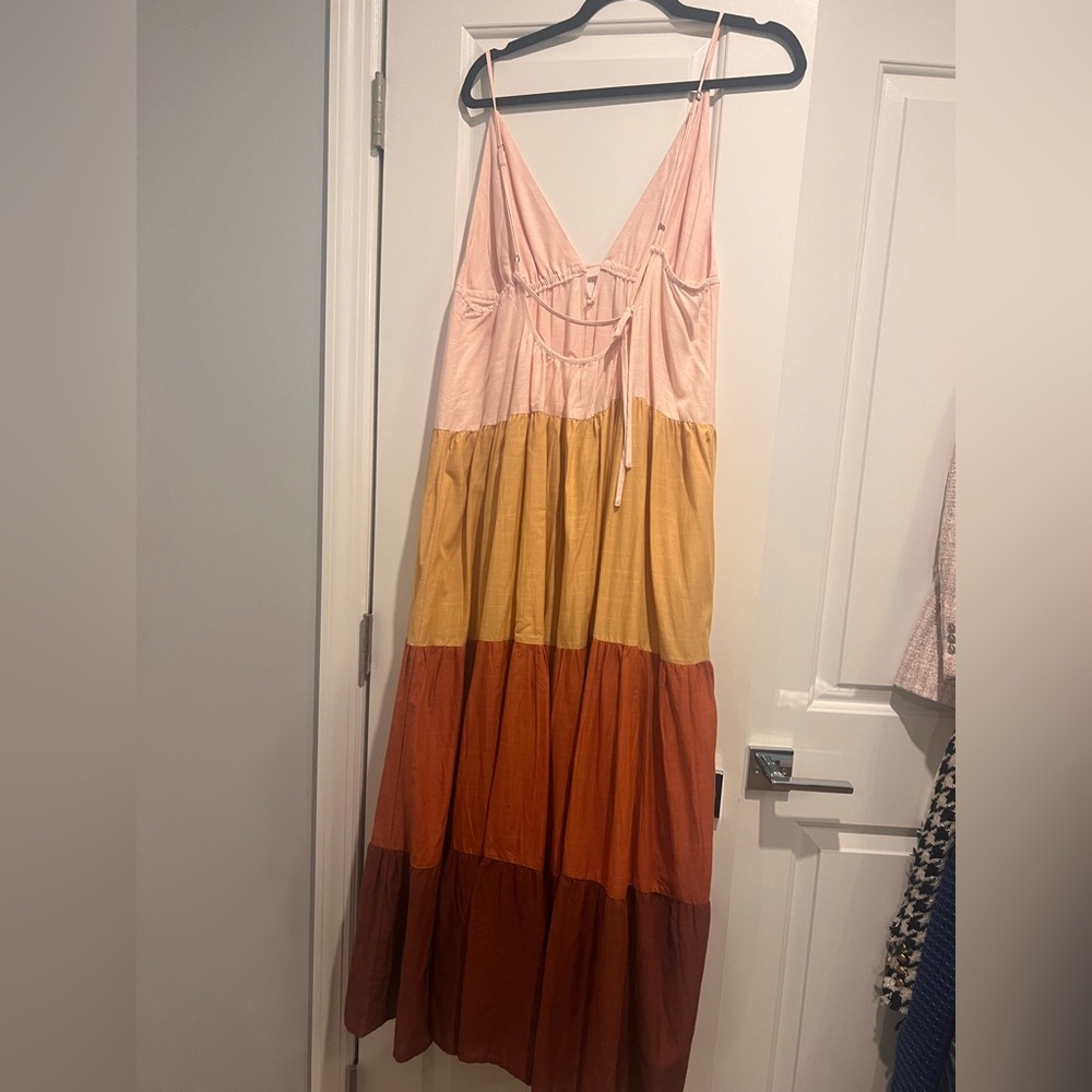 Anthropologie Raya Colorblock Free People EUC sun dress.